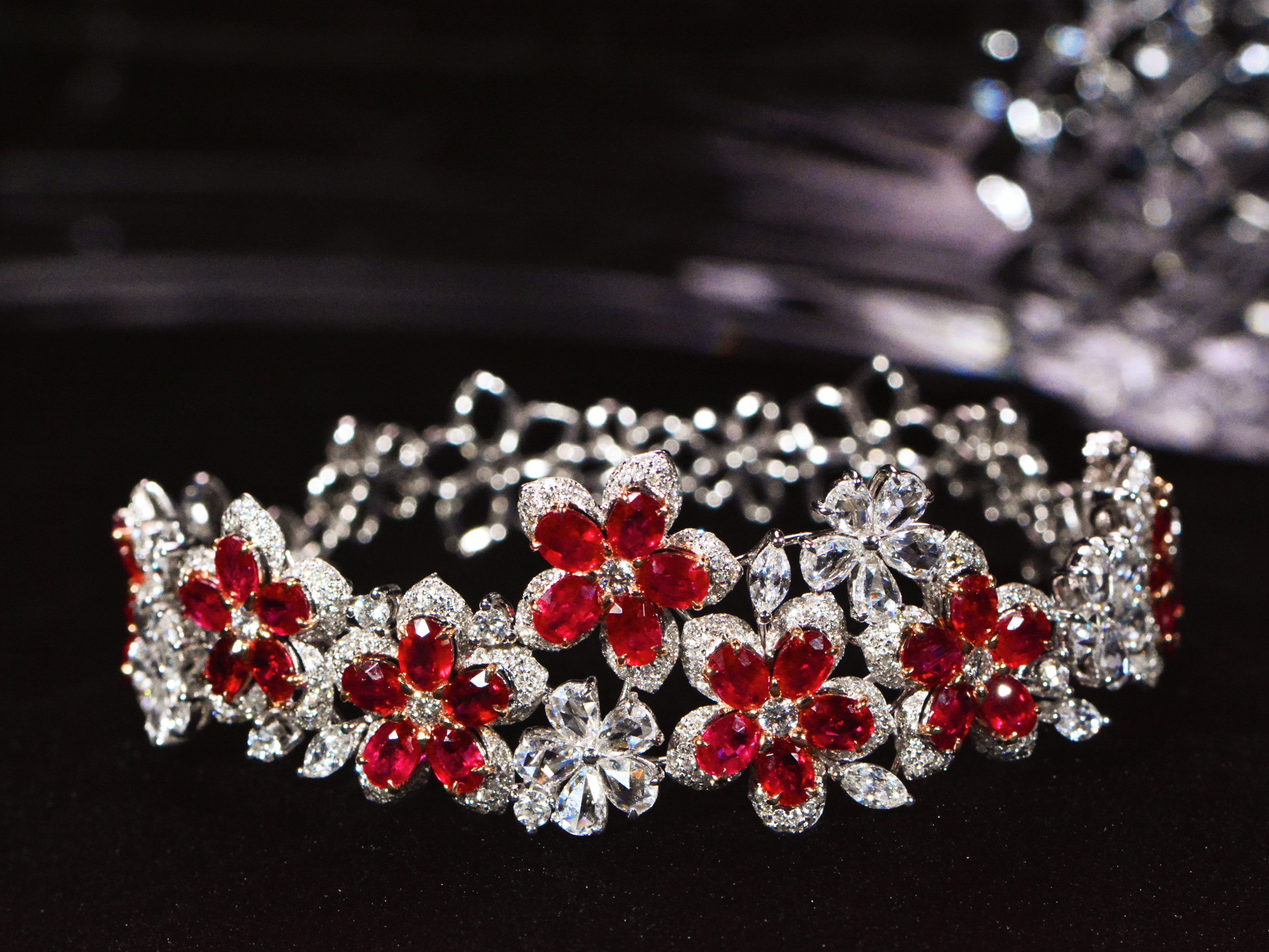 The Garden Ruby and Diamond bracelet