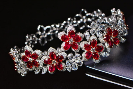 The Garden Ruby and Diamond bracelet